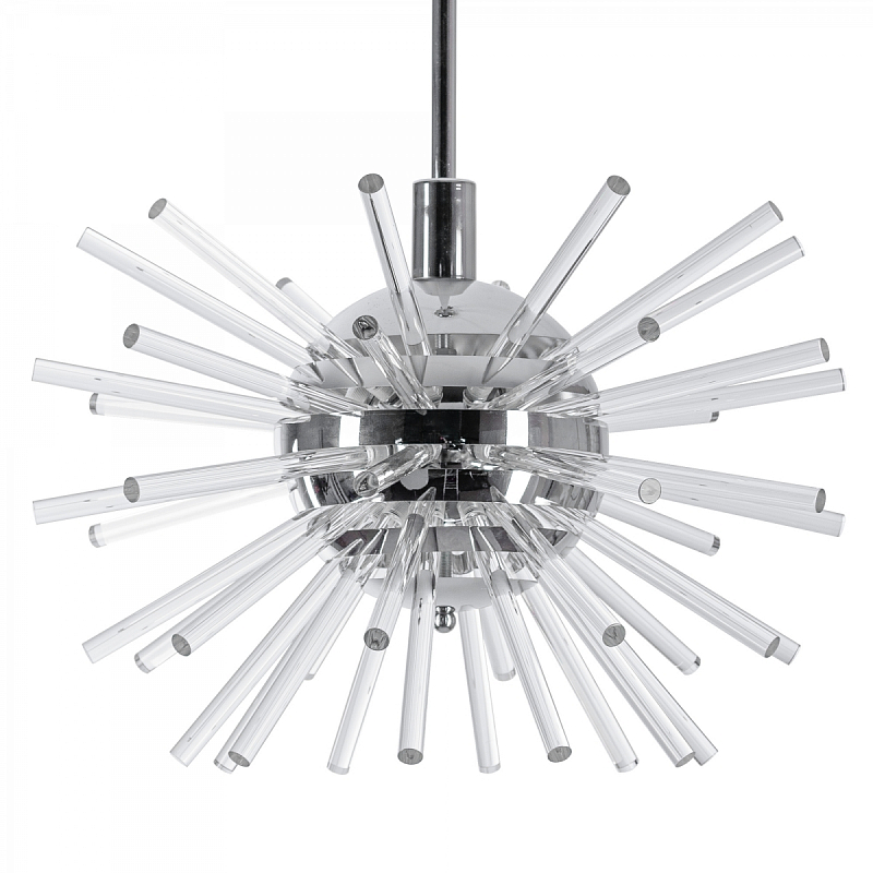 Bakalowits Miracle Sputnik Chandelier with Crystal Glass Rods Хром Прозрачное Стекло в Самаре | Loft Concept 