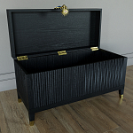 Большой дизайнерский Сундук Elsa Dreams Black варинант исполнения - 2 | Loft Concept в Самаре