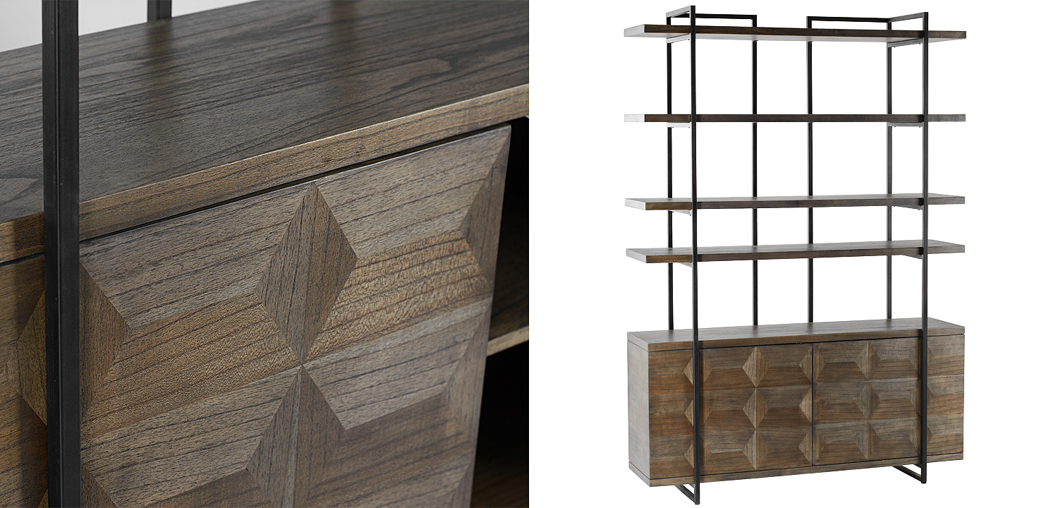 Стеллаж Gilliam Wood Rack Стеллаж Gilliam Wood Rack - Loft-Concept в Самаре