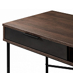 Стол рабочий в стиле лофт с ящиком и нишей для хранения Urban Style Space 2 варинант исполнения - 3 | Loft Concept в Самаре