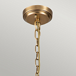 Люстра цвета латунь с 5-ю цилиндрическими плафонами из прозрачного пузырчатого стекла Kichler варинант исполнения - 6 | Loft Concept в Самаре