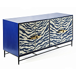 Буфет в гостиную с инкрустацией Bone Inlay Deco Sideboard - Orleans ZEBRA варинант исполнения - 1 | Loft Concept в Самаре