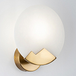 Бра с плафоном из камня в форме диска Ricci Stone Wall Lamp варинант исполнения - 2 | Loft Concept в Самаре