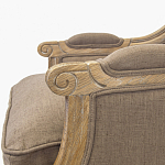 Кресло William Classical Armchair brown flax варинант исполнения - 4 | Loft Concept в Самаре