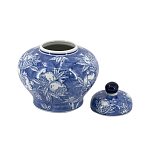 Ваза с крышкой в китайском стиле Гранатовое дерево Blooming Pomegranate варинант исполнения - 10 | Loft Concept в Самаре