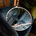 Зеркало настенное в раме белого цвета с декором птица на ветке Mirror Portal варинант исполнения - 3 | Loft Concept в Самаре