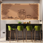 Барельеф OWLS варинант исполнения - 1 | Loft Concept в Самаре