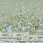 Обои ручная роспись Temple Newsam Mercury Grey варинант исполнения - 1 | Loft Concept в Самаре