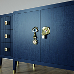 Большой Комод-буфет Elsa Dreams Blue с ящиками варинант исполнения - 2 | Loft Concept в Самаре