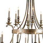 Люстра большая двухъярусная на 30 ламп Grand Chandelier варинант исполнения - 1 | Loft Concept в Самаре