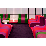 Дизайнерский кофейный стол на круглых ножках Poltronova T02 Pink Coffee Table варинант исполнения - 14 | Loft Concept в Самаре