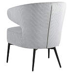 Современное мягкое кресло на металлических ножках Rakush Grey варинант исполнения - 4 | Loft Concept в Самаре