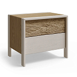 Тумба 2 ящика с подсветкой на рельефном фасаде Warm Industrial варинант исполнения - 7 | Loft Concept в Самаре