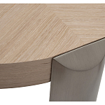 Столик журнальный круглый со светлым шпоном Light Veneer Table варинант исполнения - 2 | Loft Concept в Самаре