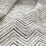 Мебельная ткань Шенилл черно-белый принт 145 см T3-38 варинант исполнения - 1 | Loft Concept в Самаре