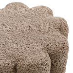 Пуф с обивкой из ткани букле Flo Brown Pouf варинант исполнения - 2 | Loft Concept в Самаре
