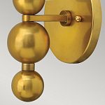 Бра с белым матовым стеклянным плафоном и тремя декоративными шарами Hinkley варинант исполнения - 8 | Loft Concept в Самаре