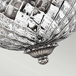 Потолочный светильник с чашеобразным плафоном из толстого волнообразного стекла и широким узорчатым основанием Hinkley варинант исполнения - 7 | Loft Concept в Самаре