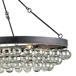 Люстра большая овальная с подвесными стеклянными элементами Impressive Profile варинант исполнения - 1 | Loft Concept в Самаре