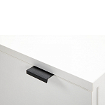 Тумба прикроватная белая с ящиками Strict Lines варинант исполнения - 4 | Loft Concept в Самаре