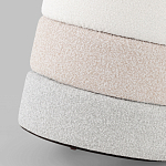 Пуф Three Colors в ткани букле из трех цветов  варинант исполнения - 5 | Loft Concept в Самаре