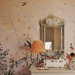 Обои ручная роспись Cecily pink варинант исполнения - 4 | Loft Concept в Самаре