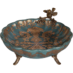 Блюдо фарфоровое Птица на ветке Flora варинант исполнения - 2 | Loft Concept в Самаре