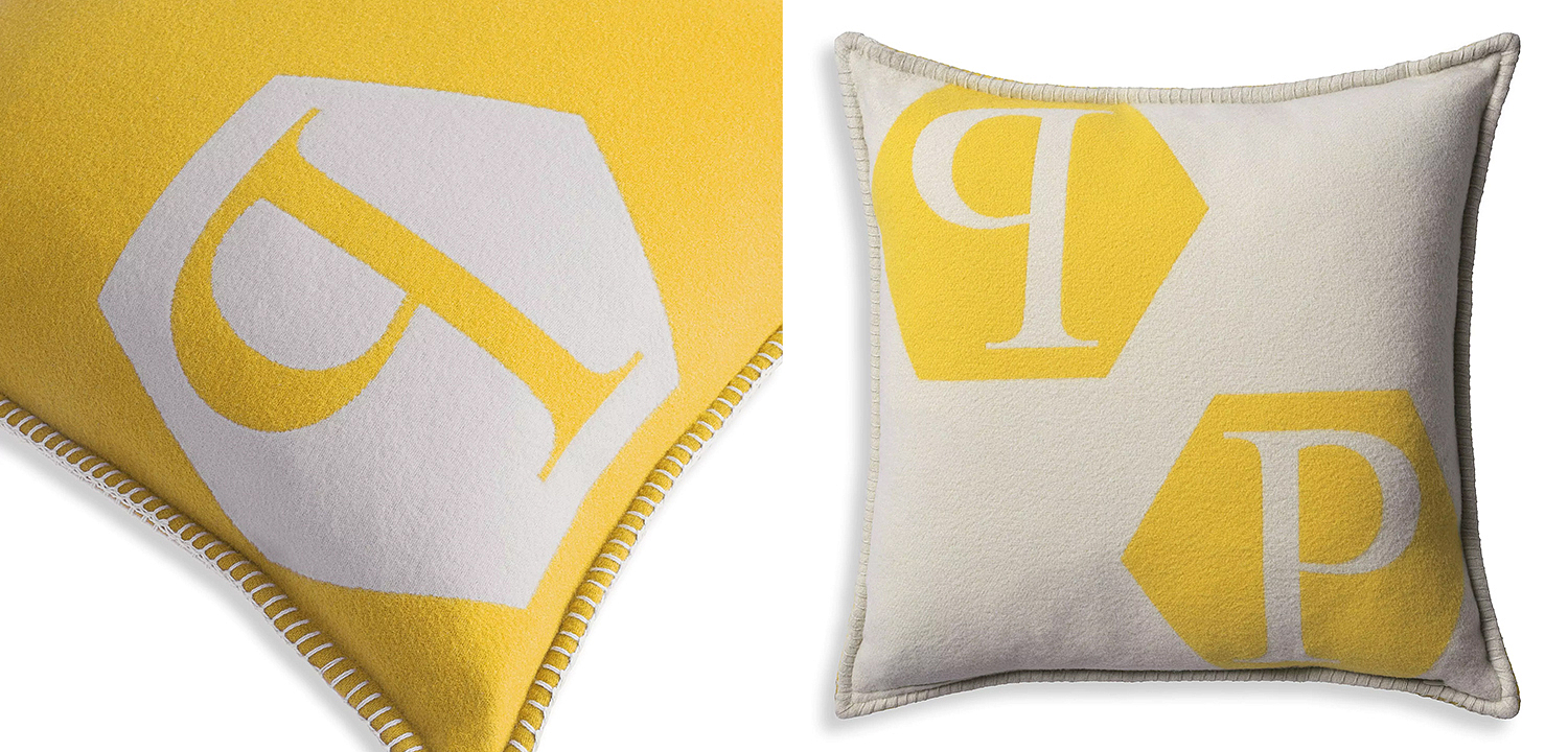 Подушка Philipp Plein Cushion Cashmere PP Logo 65 x 65 Yellow Подушка Philipp Plein Cushion Cashmere PP Logo 65 x 65 Yellow - Loft-Concept в Самаре