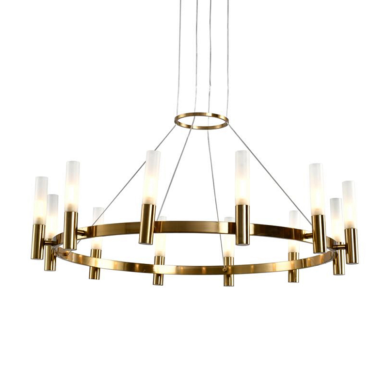 Люстра подвесная светодиодная круглая Uniformity of Lighting Бронза Белый Люстра подвесная светодиодная круглая Uniformity of Lighting Бронза Белый в Самаре | Loft Concept