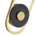 Бра с овальной рамой цвета латунь Midnight Orbit варинант исполнения - 2 | Loft Concept в Самаре