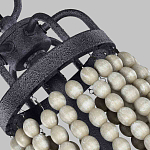 Люстра с 6-ю лампами и кремовыми деревянными бусинами Feiss варинант исполнения - 6 | Loft Concept в Самаре