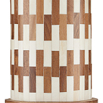 Настольная лампа с узором вдоль колоннообразного основания Brick Surface варинант исполнения - 1 | Loft Concept в Самаре