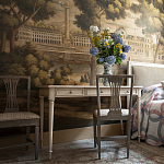 Обои ручная роспись Monuments of Paris Roberts on antique scenic Xuan paper варинант исполнения - 2 | Loft Concept в Самаре