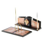 Настольный письменный набор из розового мрамора Marble Accessory варинант исполнения - 2 | Loft Concept в Самаре