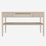 Дизайнерская Консоль с полкой и ящиком Primo Светлый дуб варинант исполнения - 7 | Loft Concept в Самаре