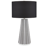 Настольная лампа с черно-белым узором Wavy Stripes варинант исполнения - 2 | Loft Concept в Самаре