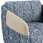 Дизайнерское Кресло William с кожаными подлокотниками  варинант исполнения - 3 | Loft Concept в Самаре