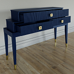 Премиальная Консоль с тремя ящиками Elsa Dreams Blue варинант исполнения - 2 | Loft Concept в Самаре