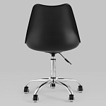 Офисный стул на металлическом основании EGGERY Black варинант исполнения - 4 | Loft Concept в Самаре