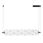 Светодиодный подвесной светильник линейный с белым воздушным плафоном Glowing Cloud варинант исполнения - 2 | Loft Concept в Самаре