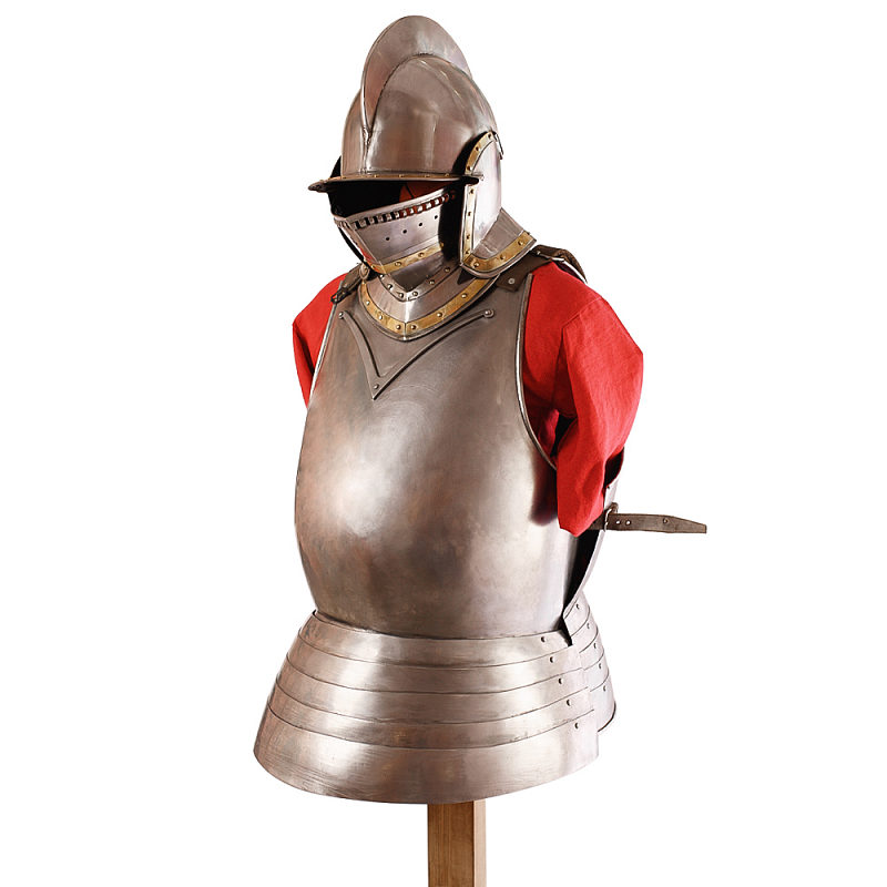 Декоративные доспехи Armor Cabinet de Curiosites Серебряный Латунь Красный Древесина Декоративные доспехи Armor Cabinet de Curiosites Серебряный Латунь Красный Древесина в Самаре | Loft Concept