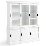 Витрина из массива сосны Cobbett White Wood Showcase варинант исполнения - 3 | Loft Concept в Самаре