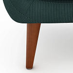 Двухместный диван с обивкой из велюра Belanger Sofa варинант исполнения - 5 | Loft Concept в Самаре