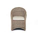 Кресло из ротанга с подушкой Nest бежево-серое варинант исполнения - 2 | Loft Concept в Самаре