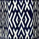 Ваза с крышкой и графическим узором в сине-белых цветах Blue & White Ornament  варинант исполнения - 3 | Loft Concept в Самаре