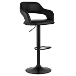 Барный стул черного цвета Strohach варинант исполнения - 1 | Loft Concept в Самаре