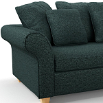 Мебельная ткань Шенилл темно-зеленый цвет 138 см T4-39 варинант исполнения - 5 | Loft Concept в Самаре