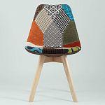 Стул с обивкой в стиле пэчворк Arvika варинант исполнения - 3 | Loft Concept в Самаре