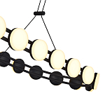 Люстра овальная с круглыми светодиодными источниками света Maxine Light варинант исполнения - 13 | Loft Concept в Самаре