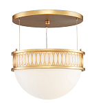 Подвесной светильник с фактурным золотым каркасом Exceptional Classic Design варинант исполнения - 3 | Loft Concept в Самаре